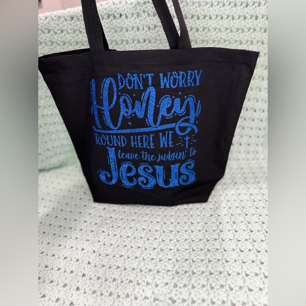 Large Tote Bag: Honey